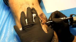 Danny Bullman Worlds fastest tattoo artist [upl. by Faxon]