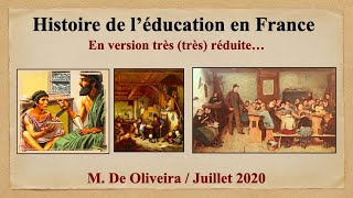 Histoire de léducation en France  en version très réduite [upl. by Ishmael]