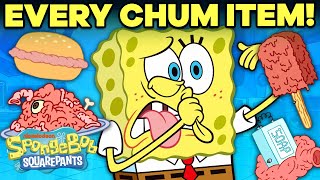 Every Item on the Chum Bucket Menu 🍴 SpongeBob [upl. by Eerual]