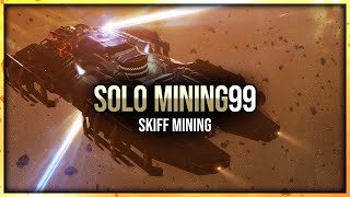 Eve Online  Skiff Mining  Solo Mining  Episode 99 [upl. by Atinet]