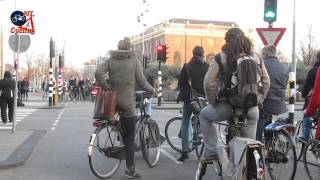 Amsterdam Bicycle Rush Hour 249 [upl. by Eicirtap572]