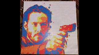 Heisenberg to John Wick  Gan Mosaic x900 cubes [upl. by Eerased]