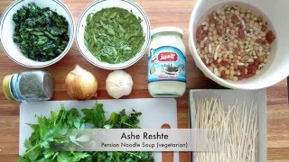 Ash Reshteh Vegetarian Noodle Soup [upl. by Ob]