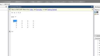 Working with Arrays in MATLAB [upl. by Dennet353]
