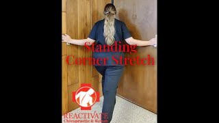 Standing Corner Stretch [upl. by Jahdiel]