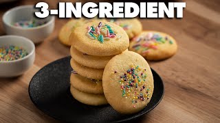 3 Ingredient Sugar Cookies [upl. by Eimmat]