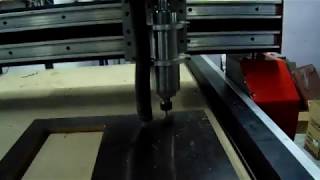 Mecanizado en Melamina Router CNC MG1013P Mega Cnc [upl. by Aikem]