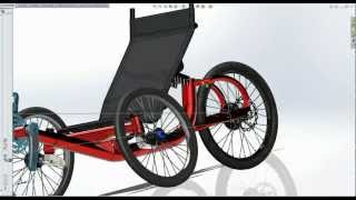 Solidworks Trike Model [upl. by Unam]