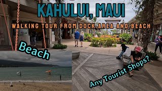 Uncovering Kahului Maui Dock Area Walking Tour and Beach Surprise [upl. by Mokas]