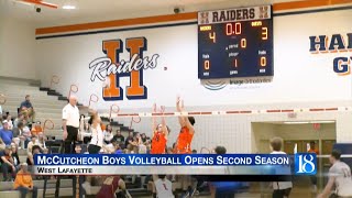 McCutcheon boys volleyball is amped up for 2024 season [upl. by Surdna]