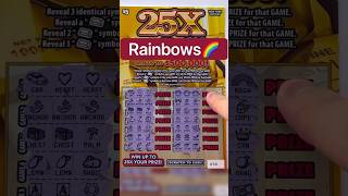 FOUR WINNERS ONE Ticket ⚓️⚡️🌈🎸 25X the Gold newyorklottery scratchofftickets profit shorts [upl. by Wendie]