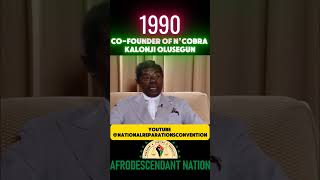 Kalonji olusegun Cofounder NCOBRA afrodescendantorg [upl. by Jodoin]