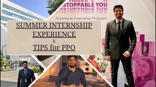 Summer Internship Experience  Tips for PPO  Accenture SampC [upl. by Nire]