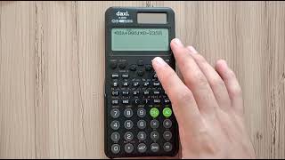 BİLİMSEL HESAP MAKİNESİNDE CALCULATION FONKSİYONU NASIL KULLANILIR CALC TUŞUNUN KULLANIMI X900S [upl. by Naes]