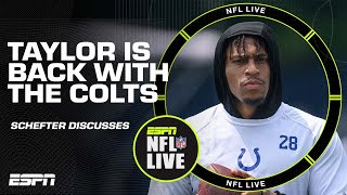 Takeaways from Jonathan Taylor’s comments about return to the Colts  NFL Live [upl. by Anasxor59]