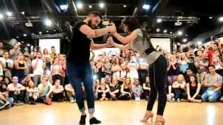 Daniel y Desirée Bachata Sensual  Paris Bachata Festival 2014 [upl. by Namyaw154]