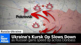 Ukraines Kursk Op Slows as Russian Gains Speed Up [upl. by Ellynn]