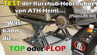 Härtetest Scherenhebebühne von ATH Heinl Flex Lift 30 die Hebebühne für jedermann [upl. by Pasadis]