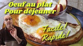 Recette doeuf au plat  Une recette doeuf facile et rapide [upl. by Sivrad]