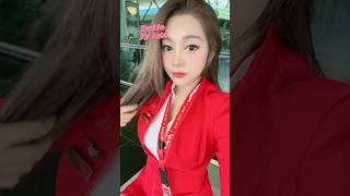 Barbie crew airasia flightattendant cabincrew airasia barbie aviation [upl. by Evelc]