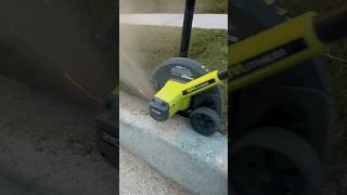 Ryobi hedge trimmer after blade replacement It does make a great difference ryobi edger diy [upl. by Jacoba]