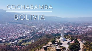 Cochabamba Bolivia 4k Video Drone Filming 60 second view [upl. by Ahsinod193]