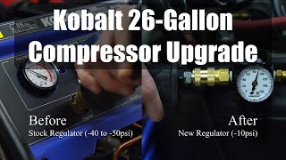 Upgrading the Kobalt 26 Gallon UltraQuiet Compressor [upl. by Godred]