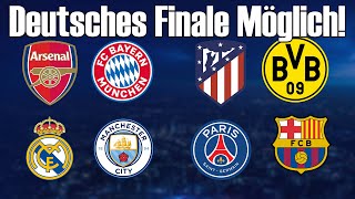 Die besten Lose für Dortmund amp Bayern Champions League Viertelfinale Auslosung 202324 [upl. by Ced518]