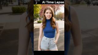 AI Aging Simulation Anna Kendrick Inspired Appearance Shorts annakendrick pitchperfect [upl. by Tuchman]