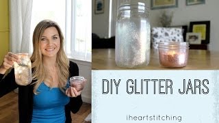 DIY Glitter Jars 2 Ways [upl. by Nylave699]