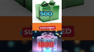 Choose 500 VS 1000 Gift Box 🎁 Try Your Luck  shorts viral giftbox ytshorts [upl. by Torto]