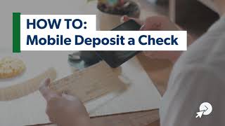 How to Mobile Deposit a Check with Hillcrest Bank [upl. by Bohaty]