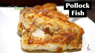 PanFried Fish  Pan Fried Pollock Fish Recipe [upl. by Ahscrop]