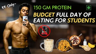 LOWEST Budget Diet Plan for College Students  150 GM Protein No Supplement for Bulking [upl. by Busby]