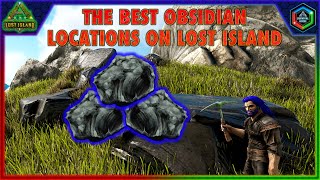 The Best Obsidian Locations on Lost Island  Tons of Easy Safe Lost Island Obsidian Spawns [upl. by Eeralav]