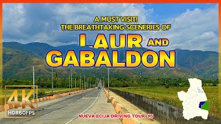 Relaxing Road Trip  Laur and Gabaldon in Nueva Ecija Napakaganda  Philippines  4K [upl. by Ileane939]