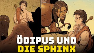 Ödipus begegnet der Sphinx  Teil 2  Die Unglaubliche Geschichte von Ödipus Griechische Mythologie [upl. by Aoht]