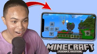 PARANG SKYWARS JAVA SA MINECRAFT BEDROCK EDITION MCPE [upl. by Waldos]