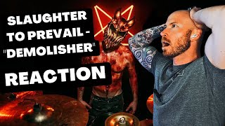 Drummer Reacts To  SLAUGHTER TO PREVAIL  DEMOLISHER FIRST TIME HEARING Reaction [upl. by Wallinga107]