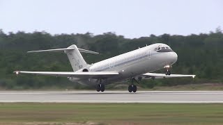 McDonnell Douglas C9B Skytrain II  Landing amp Takeoff [upl. by Aryahay693]