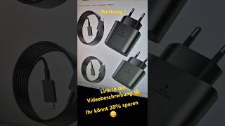 2er Pack Ladegerät  Ladekabel USB C amazon Angebote sparen Ladegerät ladekabel usbc [upl. by Atikahs]