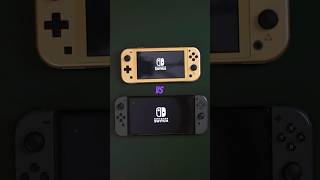 Nintendo Switch Lite vs Switch OLED Boot Up Test [upl. by Cathrin]