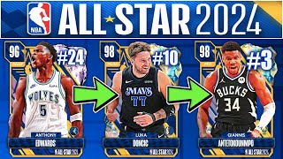 RANKING EVERY ALL STAR CARD FROM WORST TO BEST IN NBA 2K24 MyTEAM [upl. by Darahs]