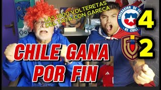 Chile 4 Venezuela 2 Reacción de Hinchas quotAbuelo volteretasquot [upl. by Wittenburg]