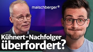 Neuer SPDChef versagt bei Maischberger [upl. by Aihtenyc]