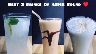 Top 3 January Collections of ASMR Sound ♥️😋asmryoutubedrinks [upl. by Willabella347]