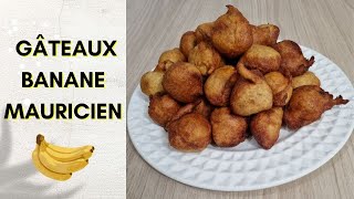 Gâteaux Bananes Mauricien 😋🍌 [upl. by Yssep]