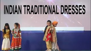 INDIAN TRADITIONAL DRESS KIDS FASHION SHOW  INDIAN DRESS IDEAS  TRADITIONAL DRESS OF INDIAN STATE [upl. by Kingsley]