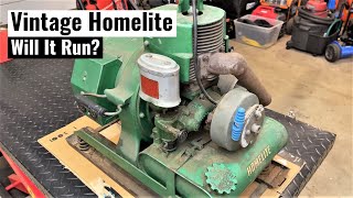 Rare Vintage 1950s Homelite Generator  Will It Run and Make Power Again [upl. by Lamaj]