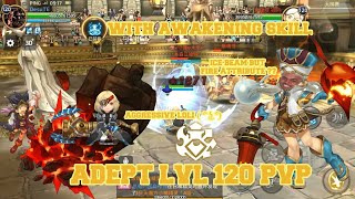 Aggressive Adept LvL 120 PvP With Awakening Skill Dragon Nest M AKMJ Gaming [upl. by Sommer453]